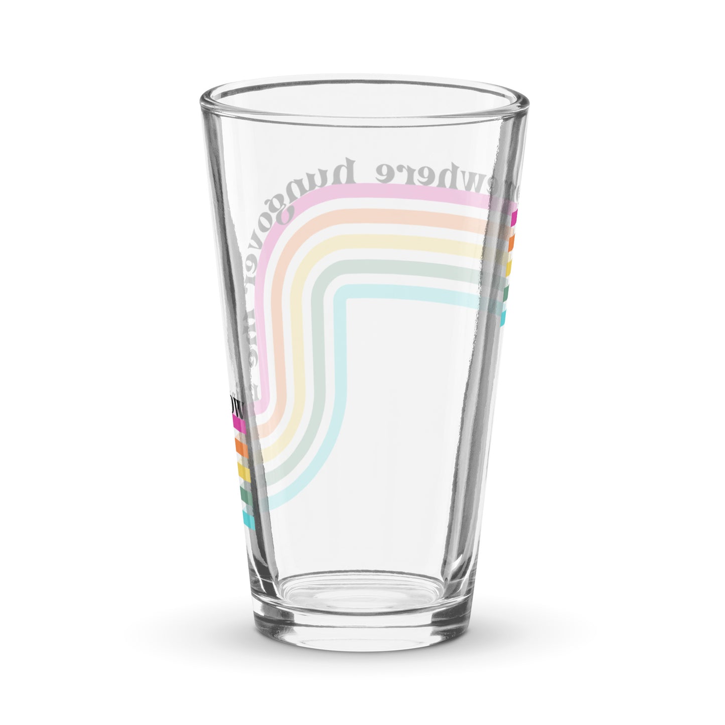 Shaker pint glass