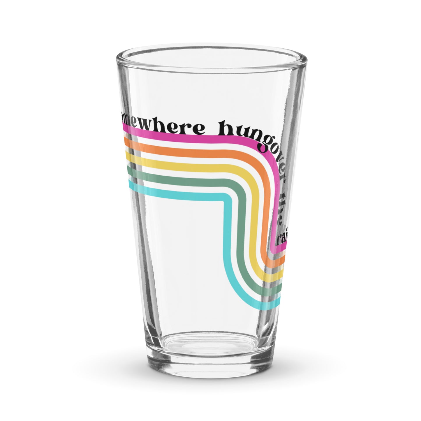 Shaker pint glass