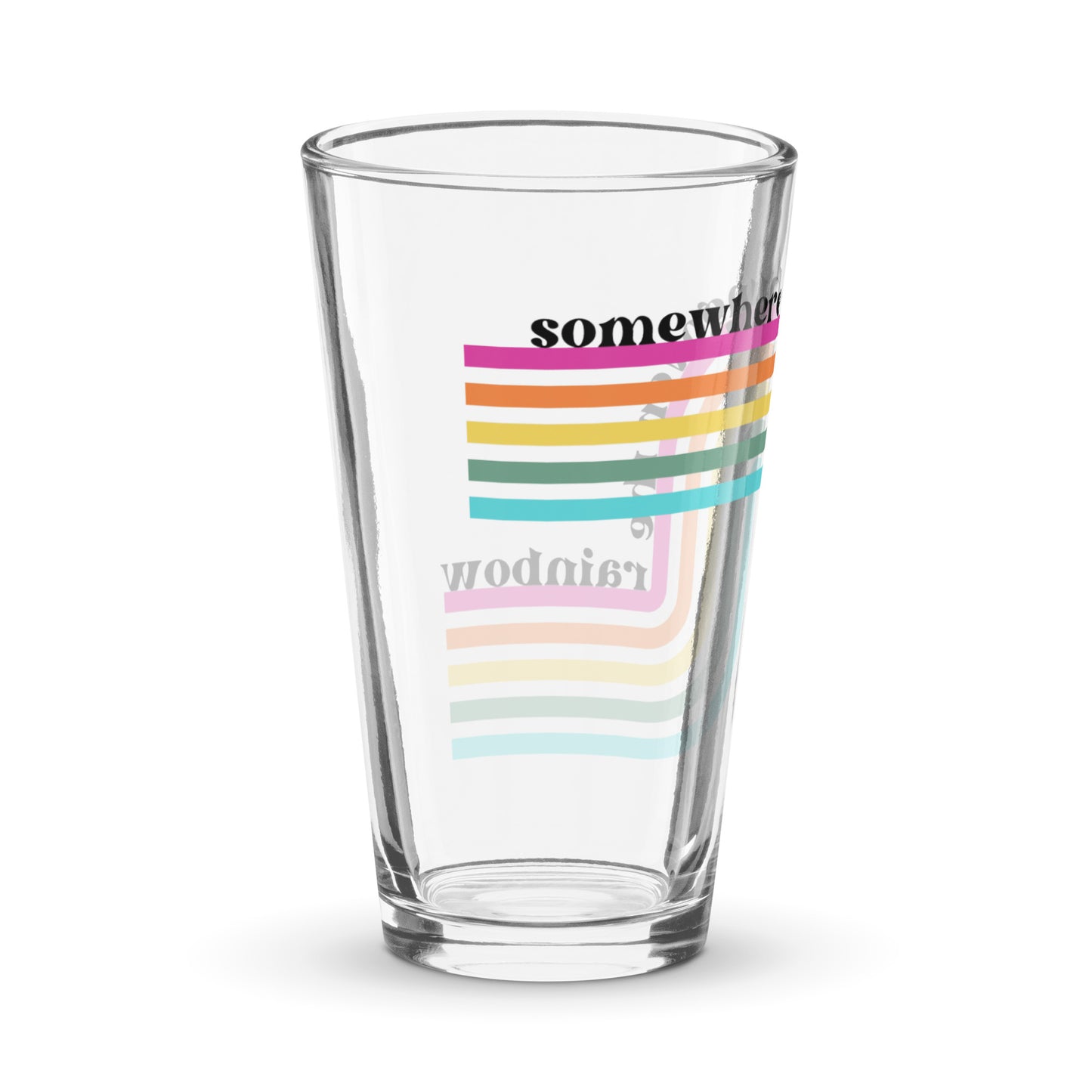 Shaker pint glass